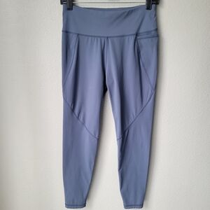 Sweaty Betty 7/8 Workout Pocket Leggings Size Small In Blue